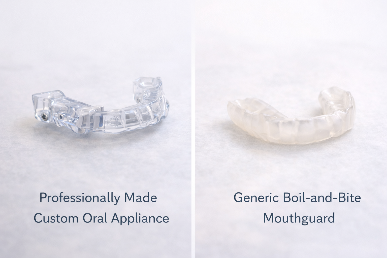 Custom Oral Appliance vs Mouth Guard for Sleep Apnea