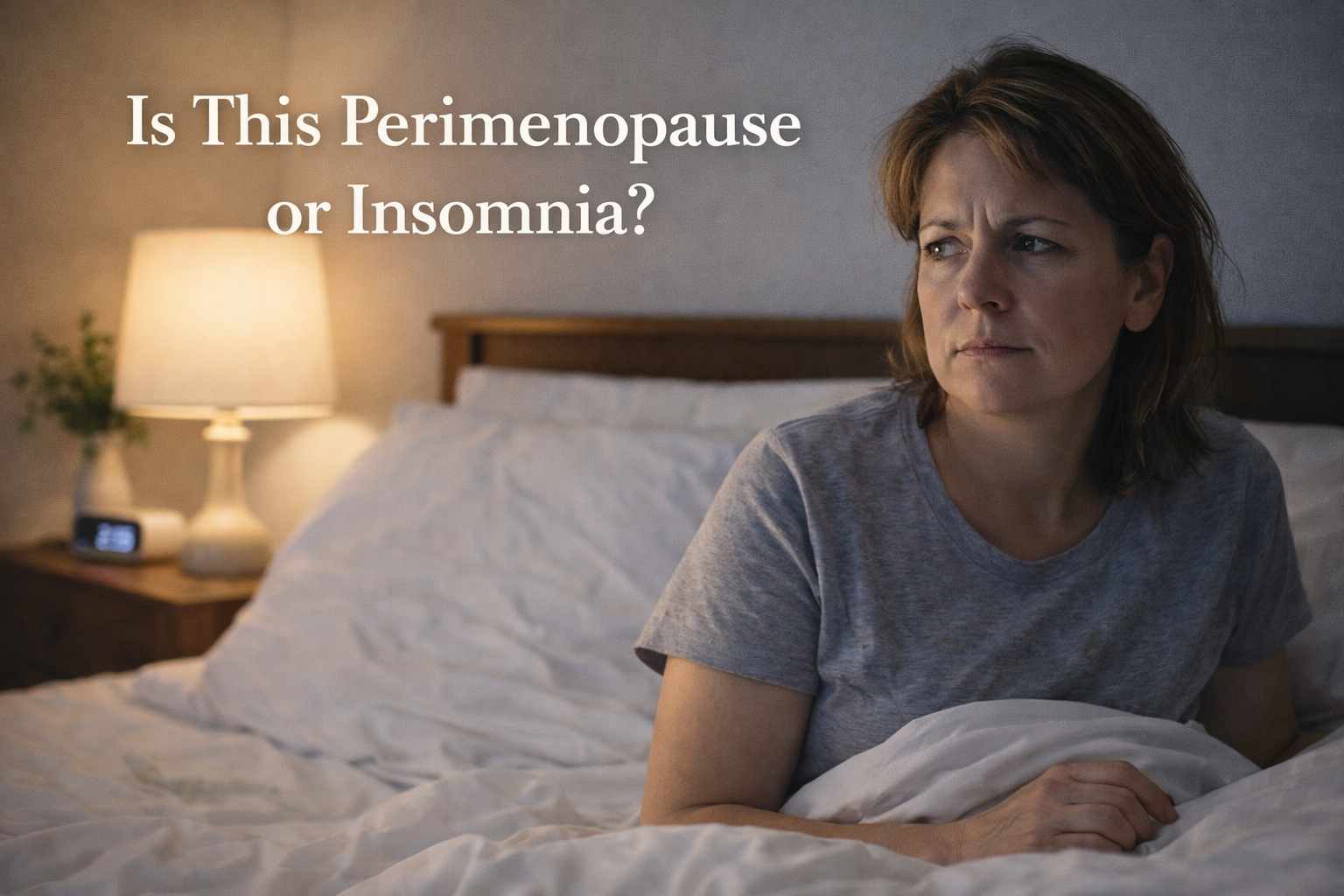 Is This Perimenopause or Insomnia? How to Tell the Difference