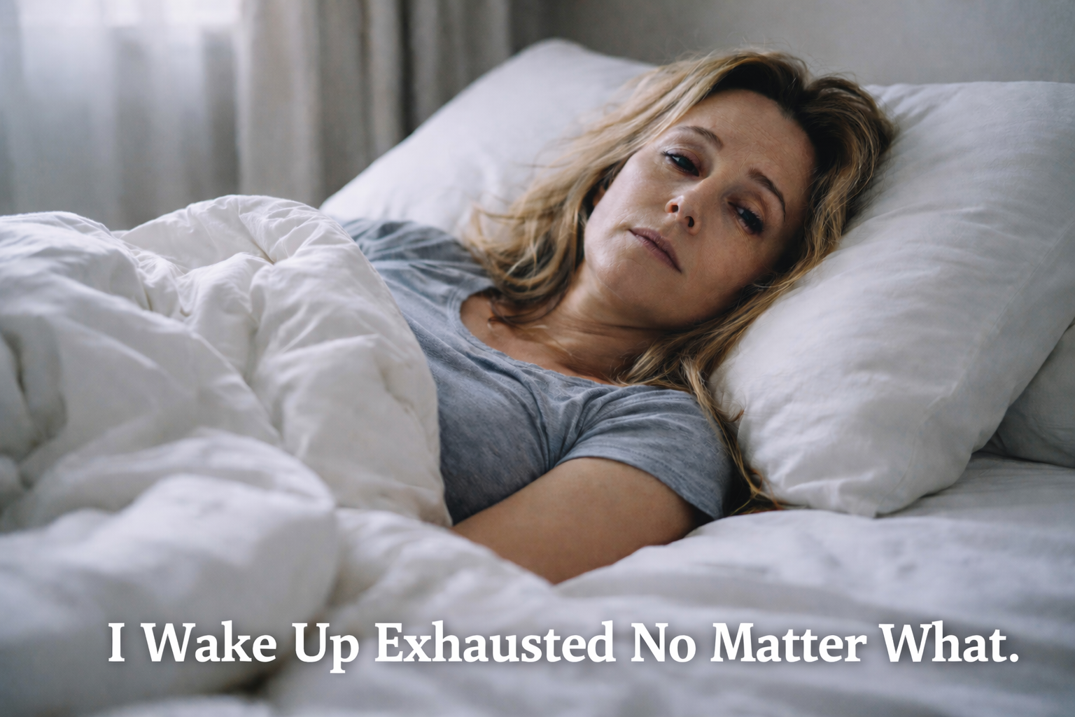 I Wake Up Exhausted No Matter What: Why It Happens and What to Do
