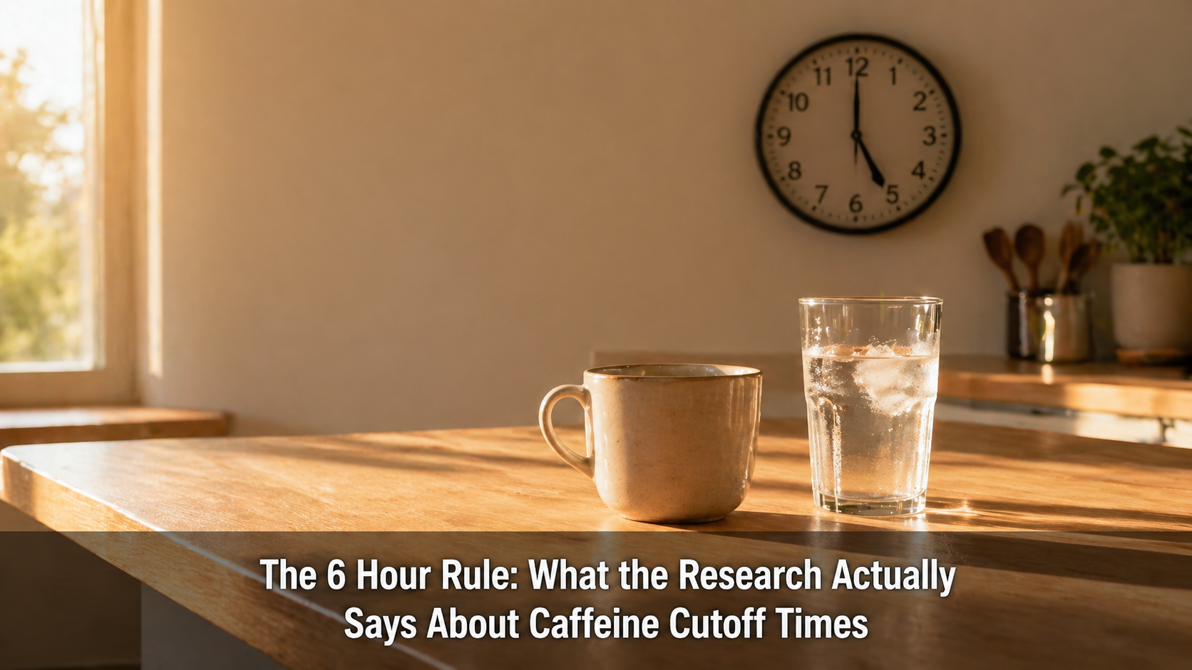 The 6 Hour Rule: What the Research Actually Says About Caffeine Cutoff Times