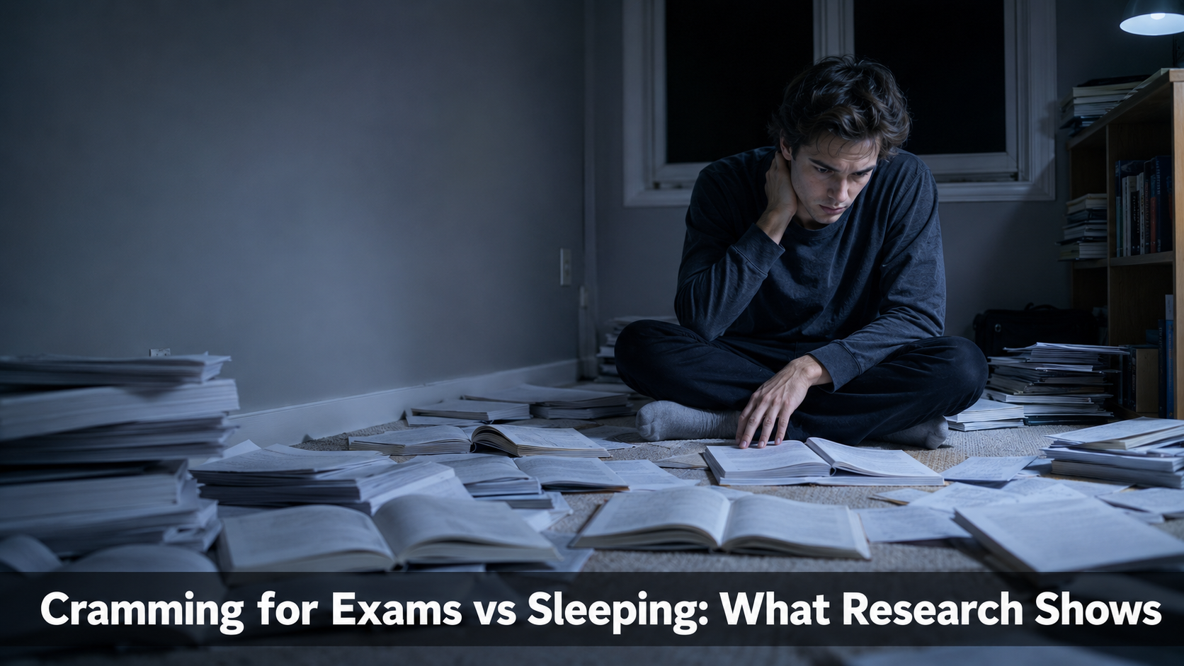 Cramming for Exams vs Sleeping: What the Research Actually Shows