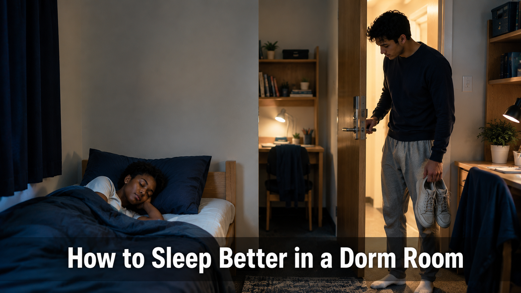 How to Sleep Better in a Dorm Room